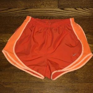 Orange Nike Tempo Shorts